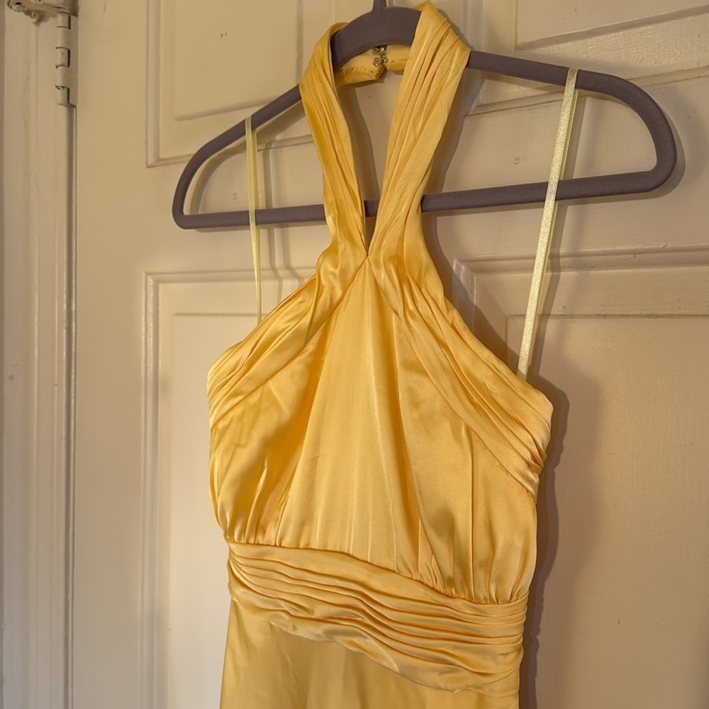 Mac Duggal Sunlit Yellow Maxi Dress - Picture 5 of 13